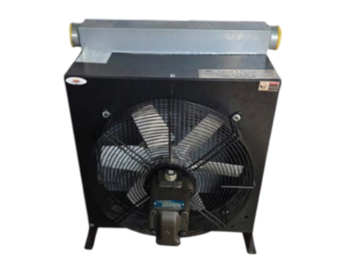 Air-Cooled Oil Cooler with Hydraulic Motor for Moving Vehicles
